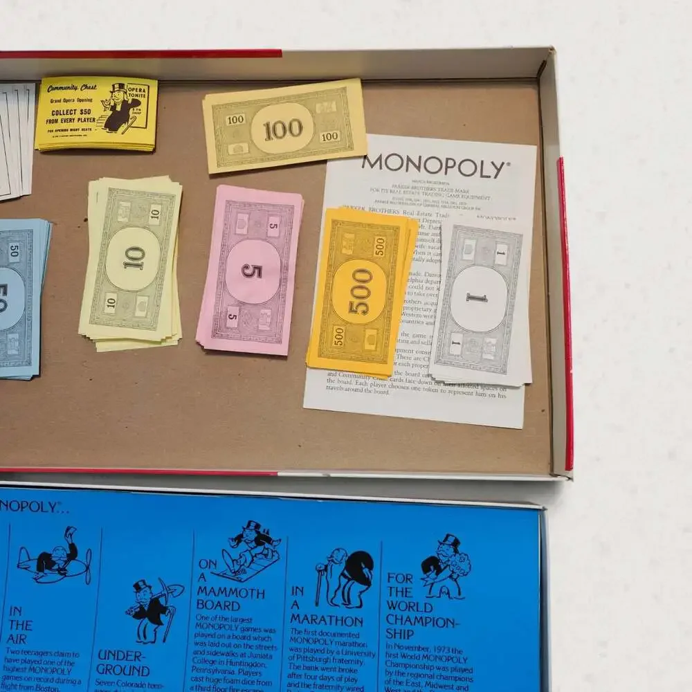 Parker Brothers Monopoly Vintage 1974 Real Estate Trading Board Game Classic USA